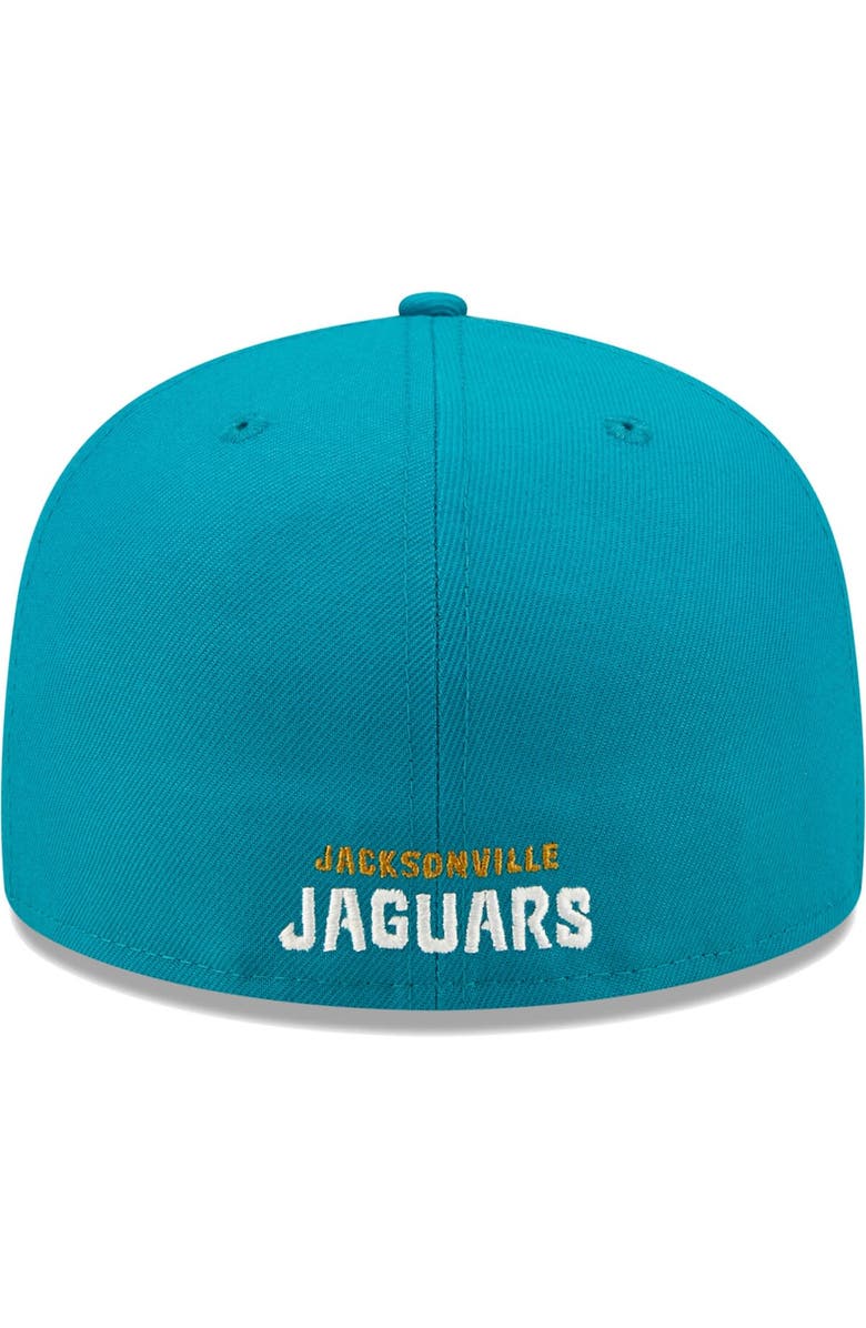 New Era Men's New Era Teal Jacksonville Jaguars  Flawless 59FIFTY Fitted Hat, Alternate, color, Teal