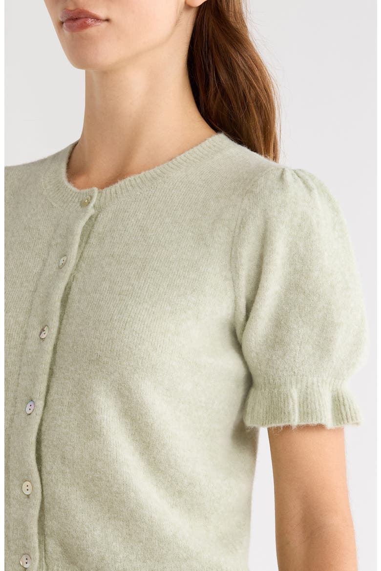 Lora Short Sleeve Cardigan, Alternate, color, JULEP