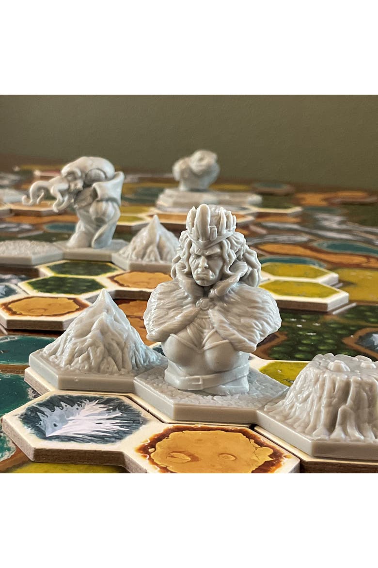 Dawn Of Ulos Economic Strategy Tile Placement Game, Alternate, color, Multicolored