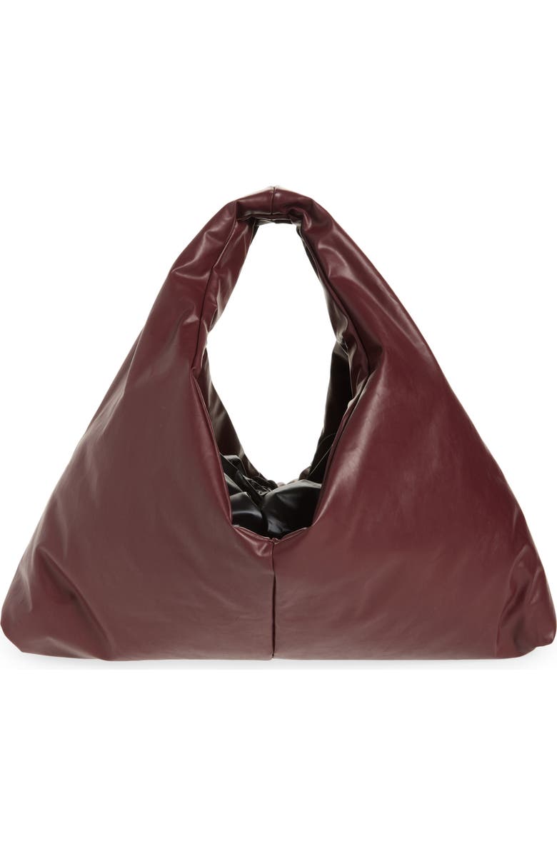 KASSL Anchor Small Oiled Canvas Top Handle Bag, Alternate, color, Oil Bordeaux