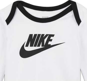 3-Piece Swoosh Long Sleeve Top, Footed Pants & Cap Set