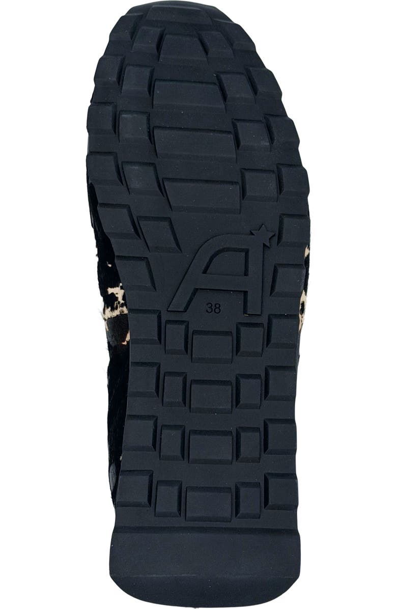 Ash Kore Mary Jane Genuine Calf Hair Flat, Alternate, color, Black Edgy
