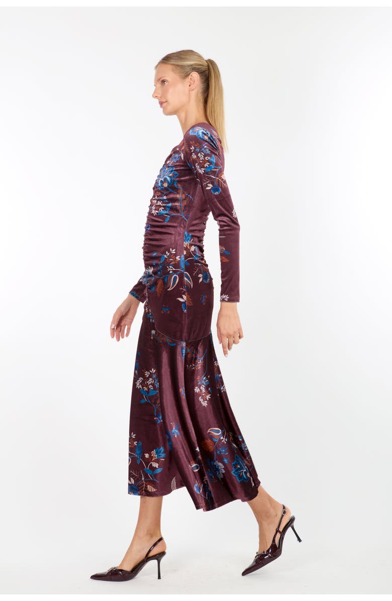Super Natural by Secret Mission Dusk Dress, Alternate, color, Burgundy Floral