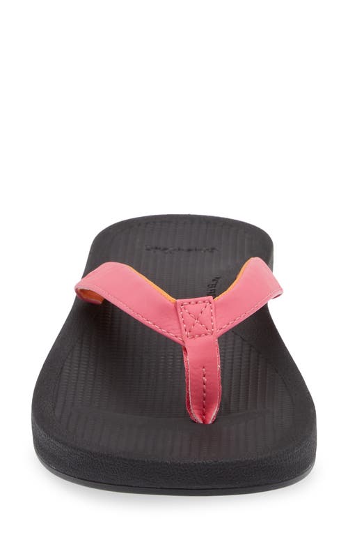 Sanuk Cosmic Shores Water Friendly Flip Flop In Pink