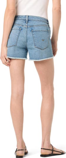 Gracie Fray Hem Denim Shorts