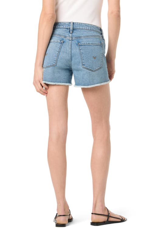 Hudson Jeans Gracie Fray Hem Denim Shorts In Manic