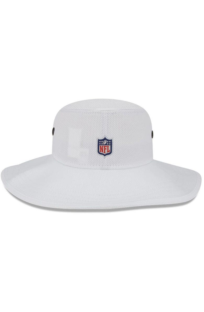 New Era Men's New Era White Pittsburgh Steelers 2023 NFL Training Camp Panama Bucket Hat, Alternate, color, White