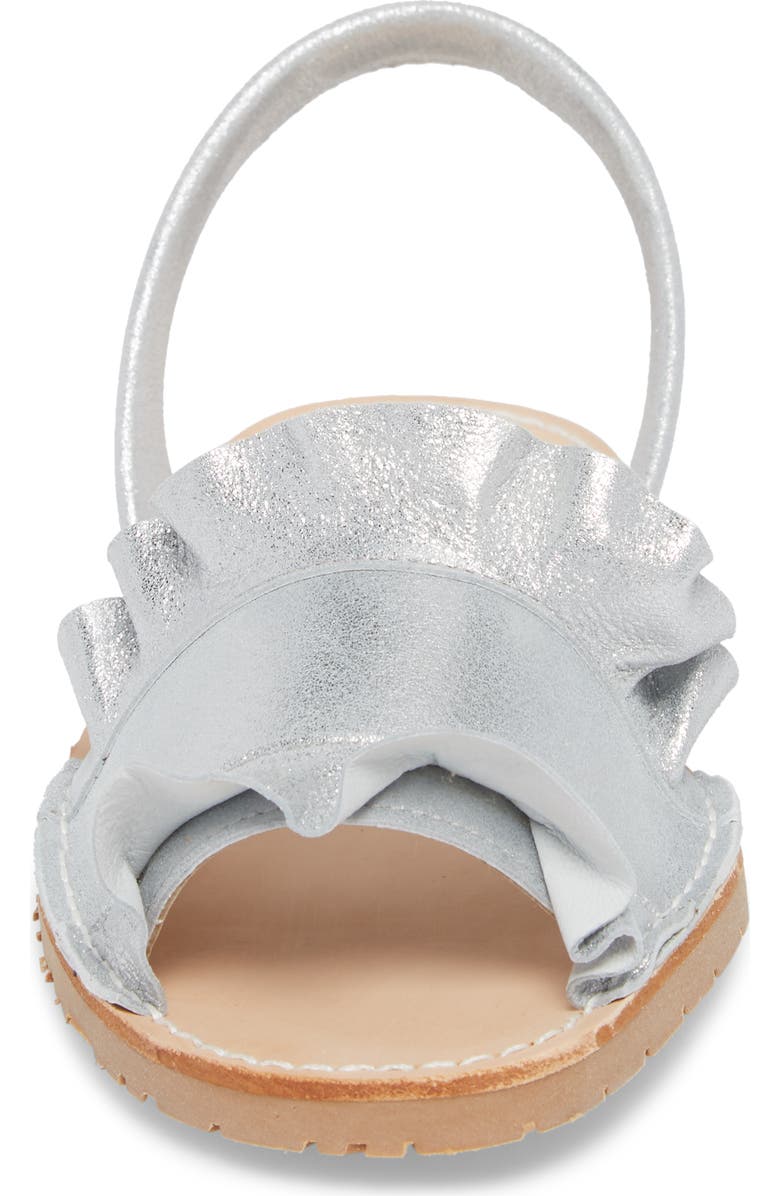 Solillas Frilled Flat Sandal, Alternate, color,