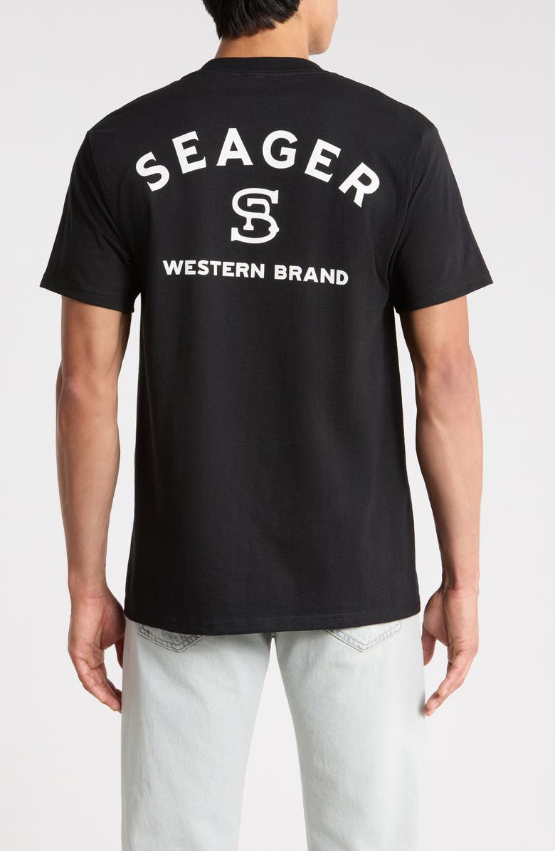 Seager Co Logo Graphic T-Shirt, Alternate, color, Black