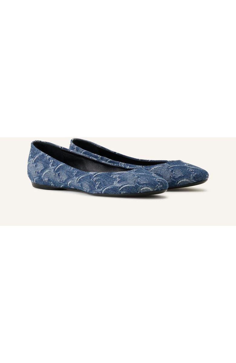 Lanvin Lunar Year Ballerina In Denim, Alternate, color, Blue