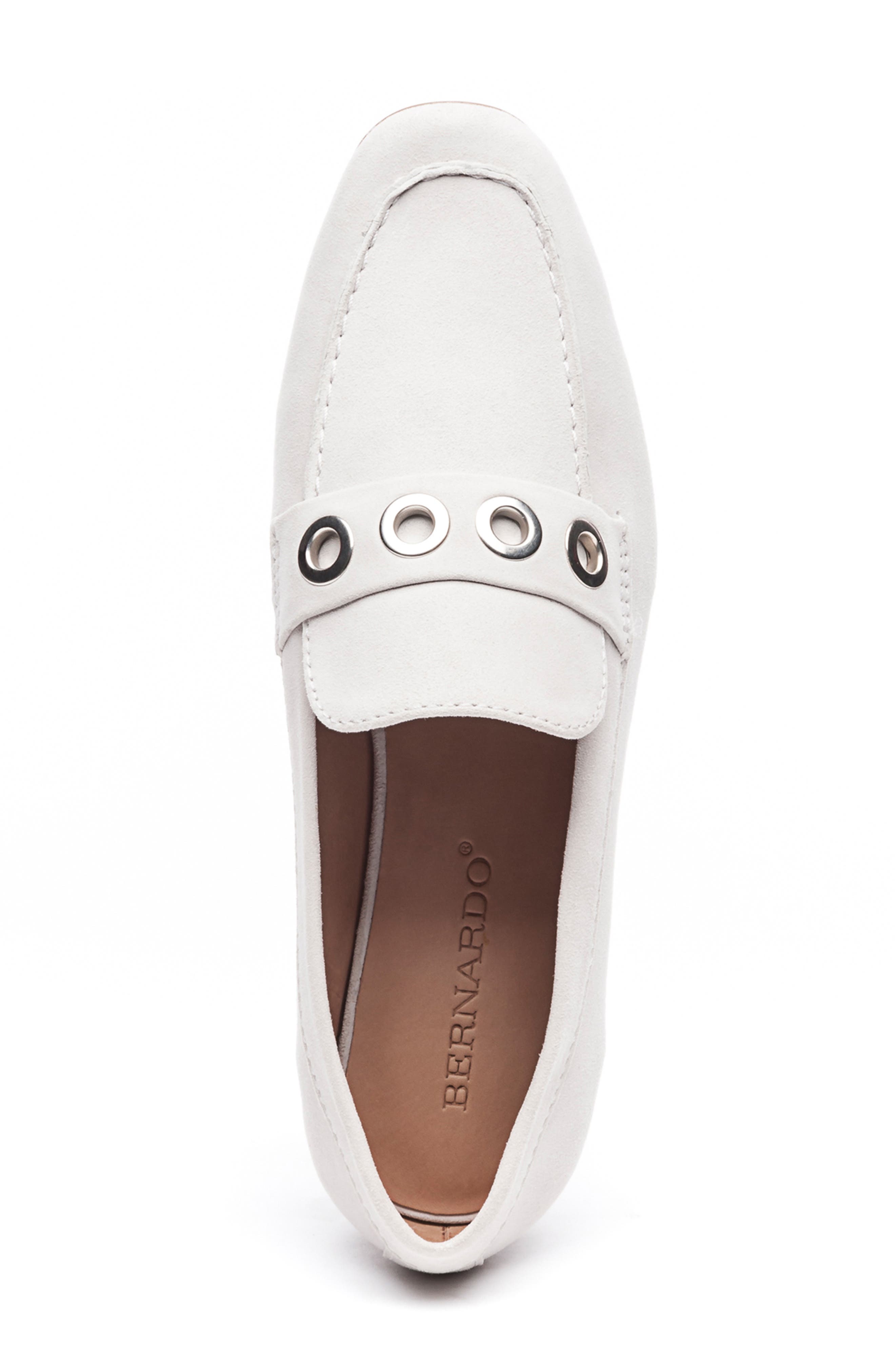 Bernardo Jaden Loafer, Alternate, color, GRANITE SUEDE