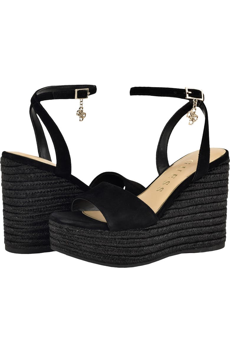 GUESS Gweverly Platform Wedge Sandal, Alternate, color,