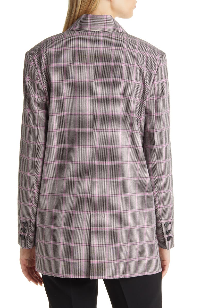 Halogen<sup>®</sup> Check Print Oversize Blazer, Alternate, color,
