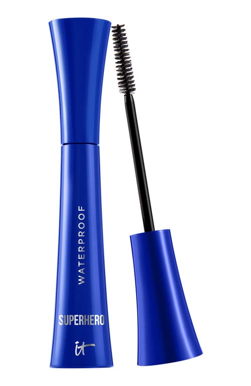 IT Cosmetics Superhero Volumizing Waterproof Mascara in Black 