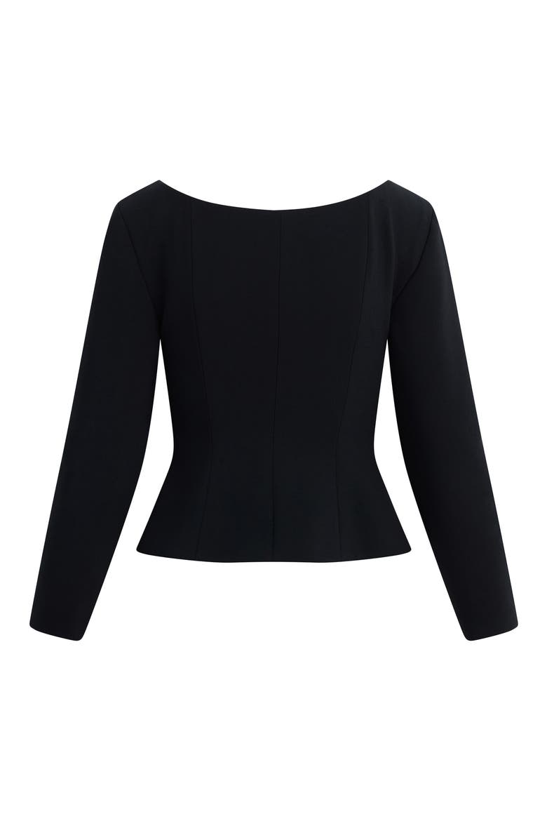 The Reveal Blazer, Alternate, color, BLACK