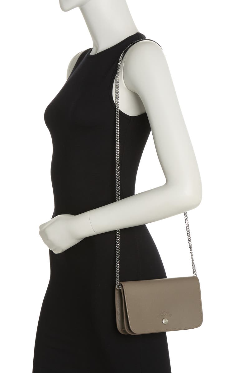 Longchamp Le Pliage Neo Wallet on a Chain, Alternate, color,
