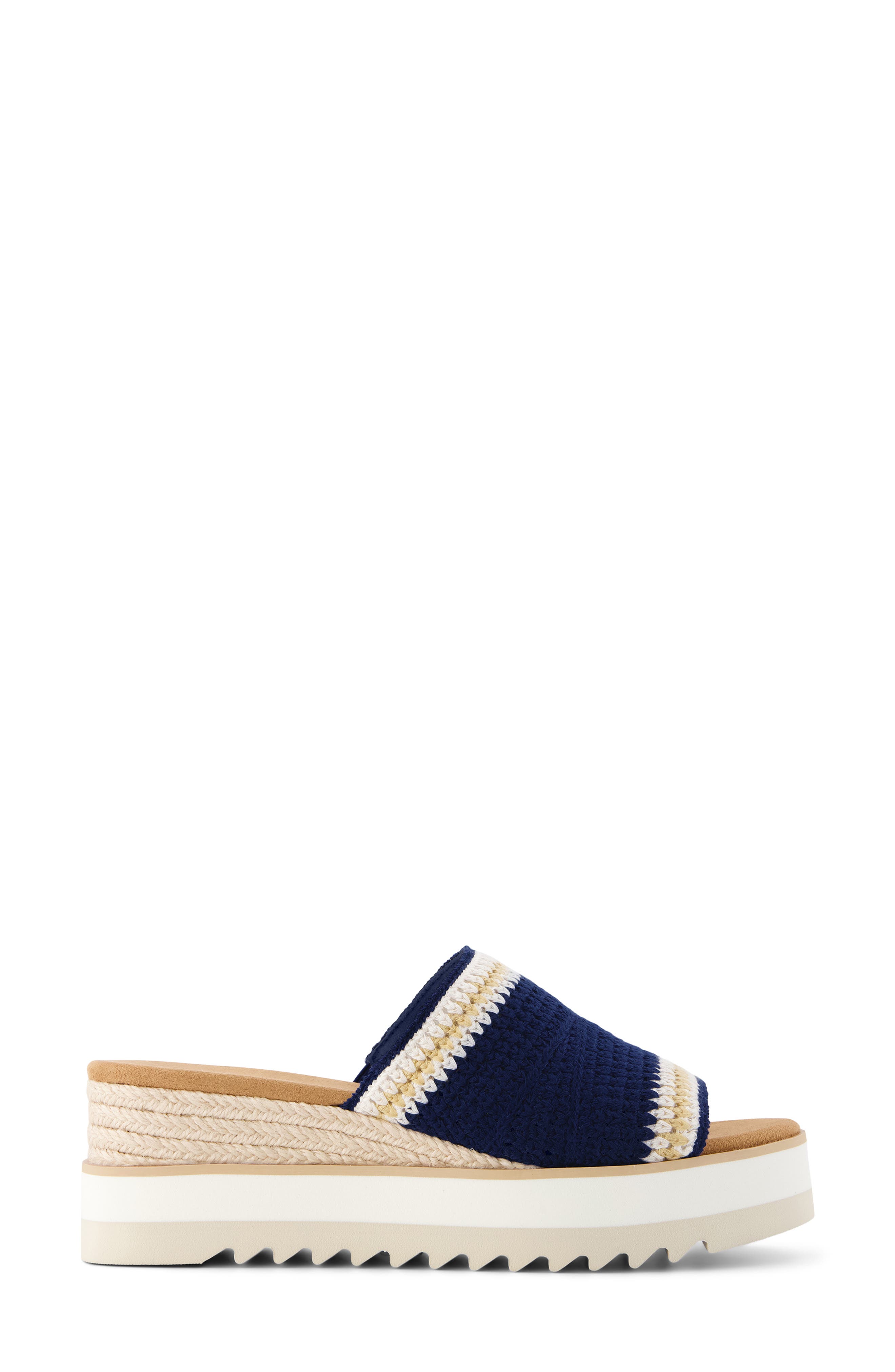 Diana Mule Sandal, Alternate, color, NAVY CROCHET