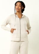 Single Stitch Lightweight Full Zip Hoodie