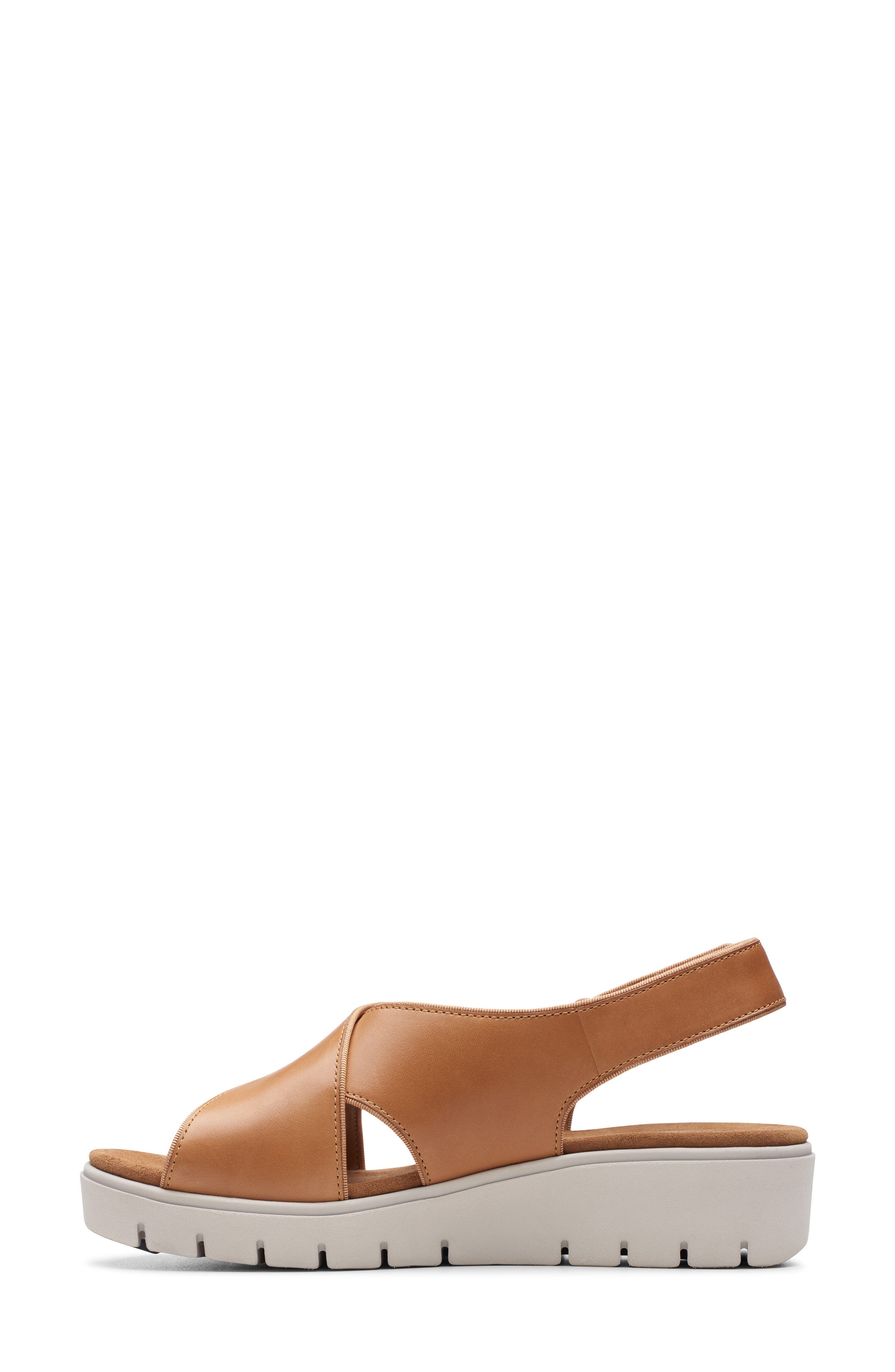 Un Karely Sun Slingback Sandal, Alternate, color, LIGHT TAN/ TAN LEATHER