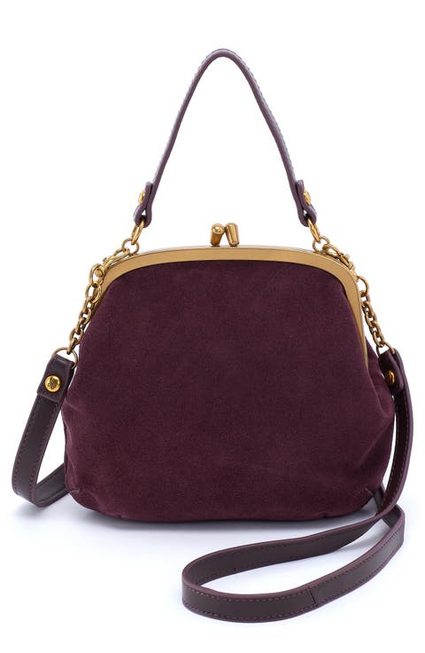 Alba Leather Frame Crossbody Bag