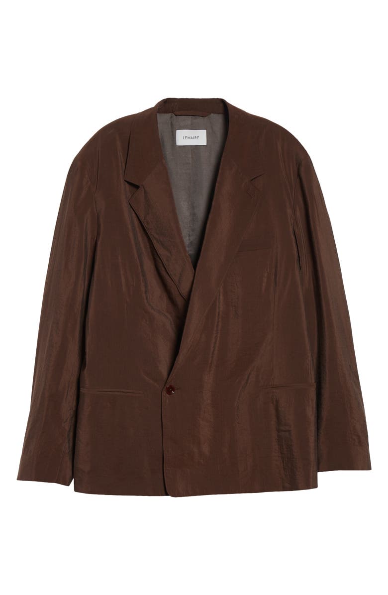 Lemaire Double Breasted Soft Sport Coat, Main, color, Brunette