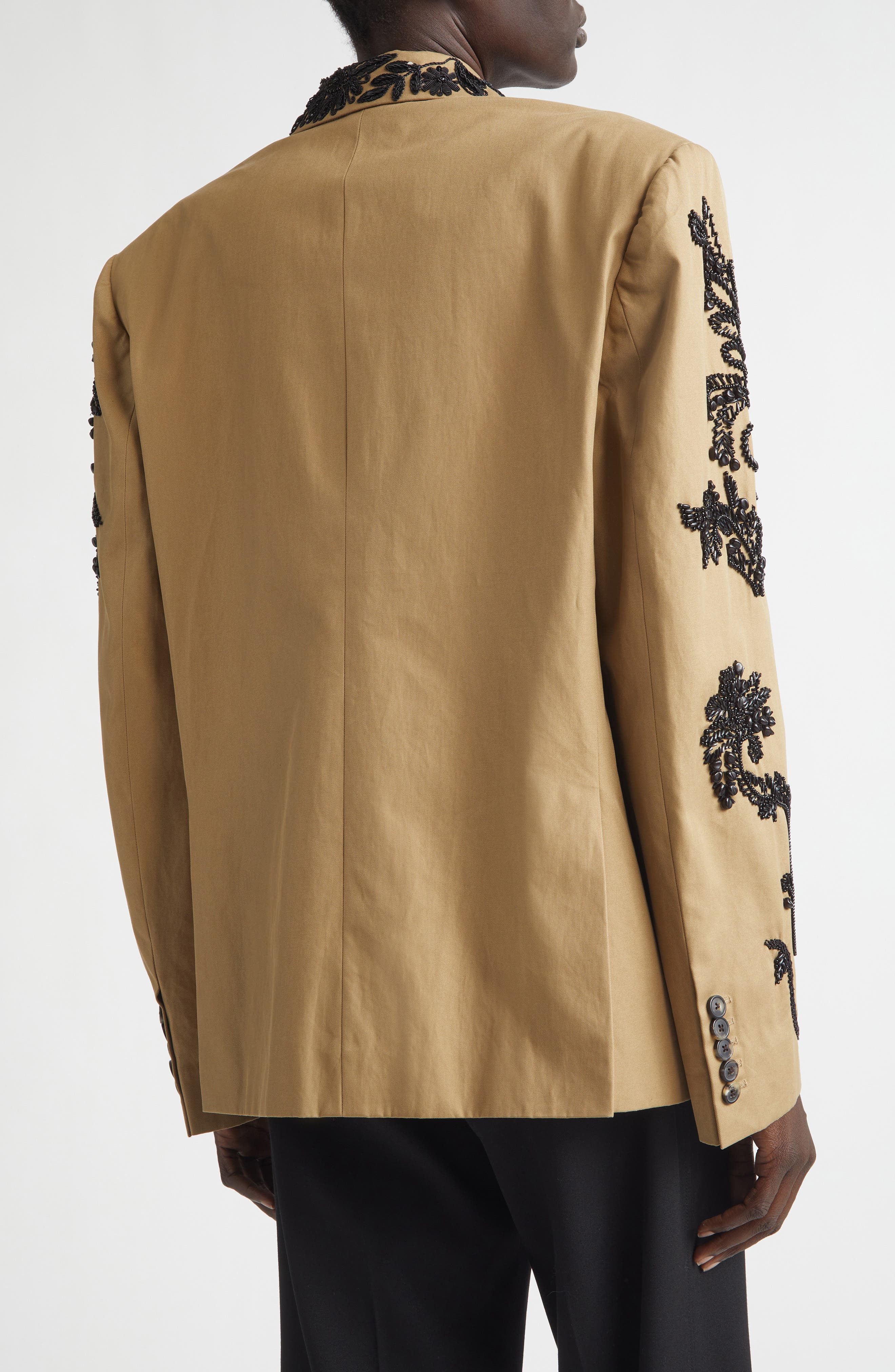 Oversize Embroidered Blazer - image 2