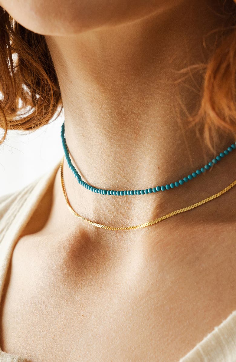 MADE BY MARY Satellite Chain Necklace, Alternate, color, Gold Filled