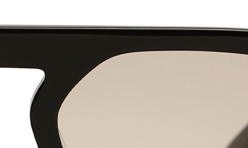 Elisa Johnson Jane Mini 52mm Aviator Sunglasses In Black