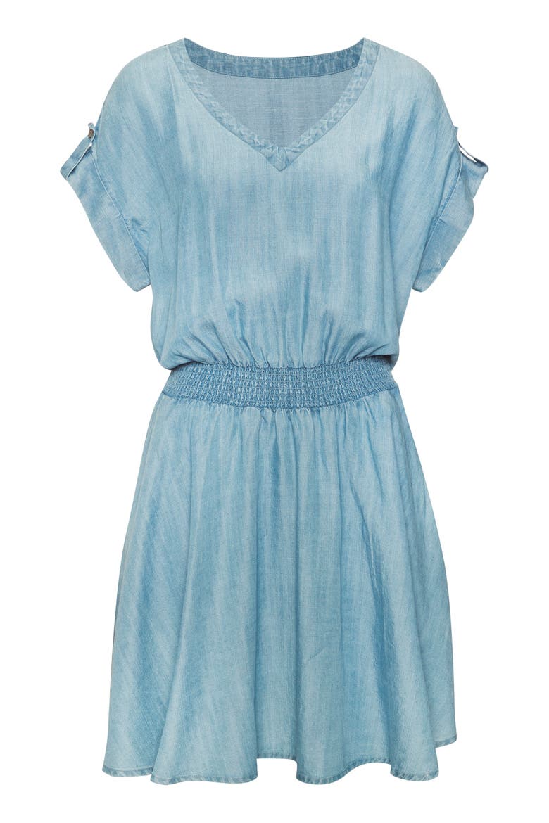 Denim Look Dress, Alternate, color, Denim