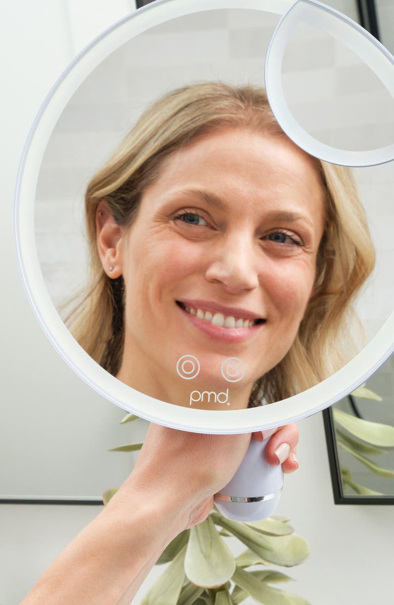 PMD Reflect Pro Lighted LED 9-Inch Makeup Mirror, Alternate, color, White