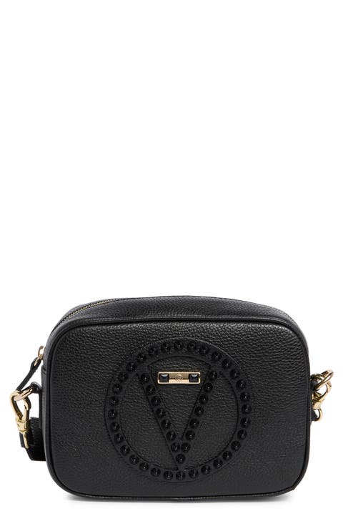 Mia Rockstud Leather Camera Bag