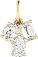 Everlee Multi-Shape Cluster Lab Diamond Charm in 14K