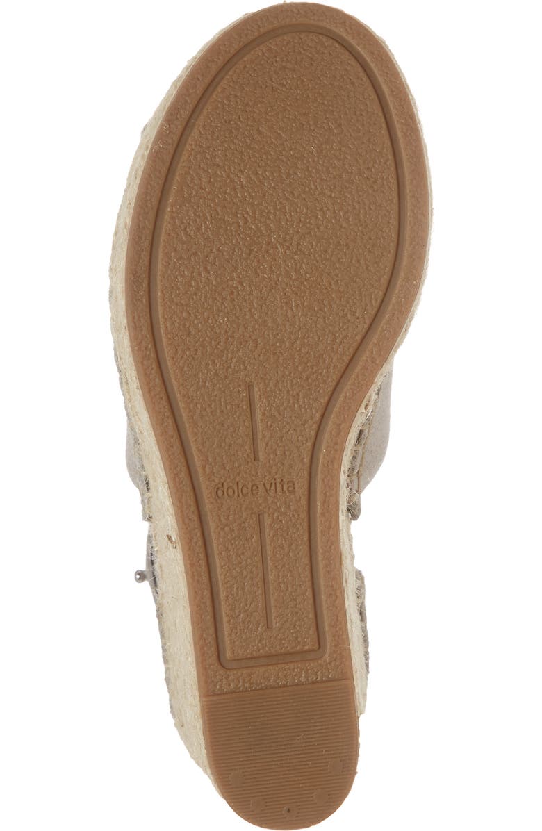 Dolce Vita Straw Wedge Espadrille Sandal, Alternate, color,