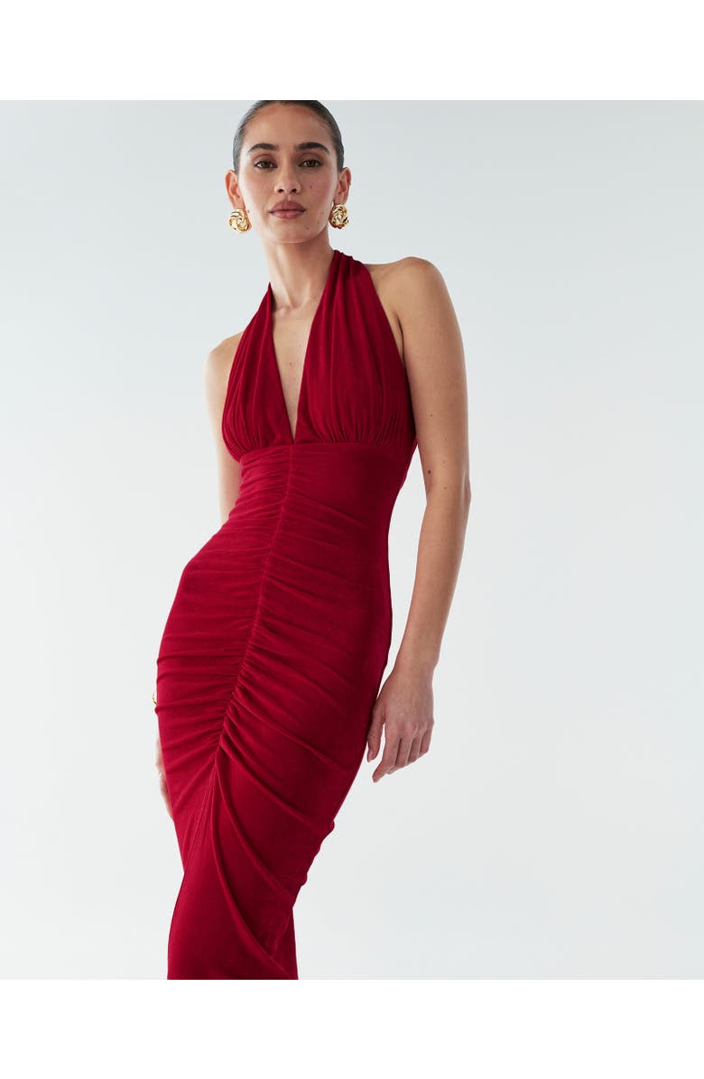 BWLDR Lizette Dress, Alternate, color, Red