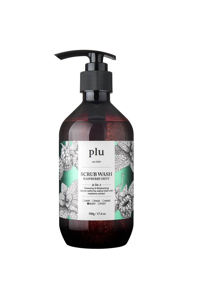 Plu Scrub Wash Raspberry Mint, Main, color, NO COLOR