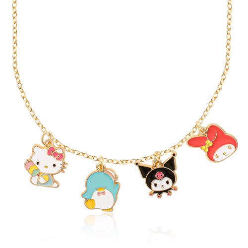 Hello Kitty & Friends Charm Set Diy With Necklace Chain In Gold