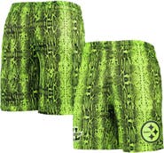New Era Men's New Era Neon Green Pittsburgh Steelers Summer Pop Shorts