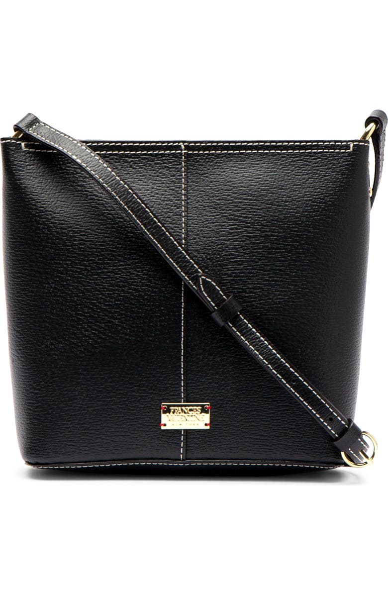 Frances Valentine Small Fin Leather Crossbody Bag, Main, color,