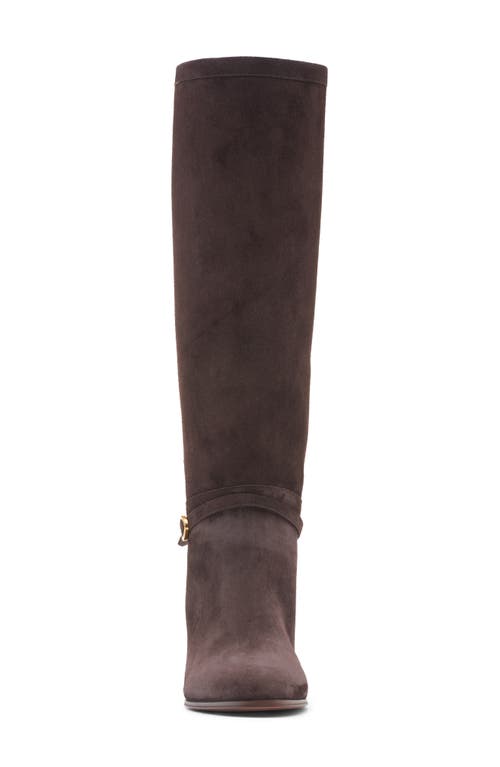 Valentino Garavani Pattie Crust Leather Boot 75mm Woman Brown 42