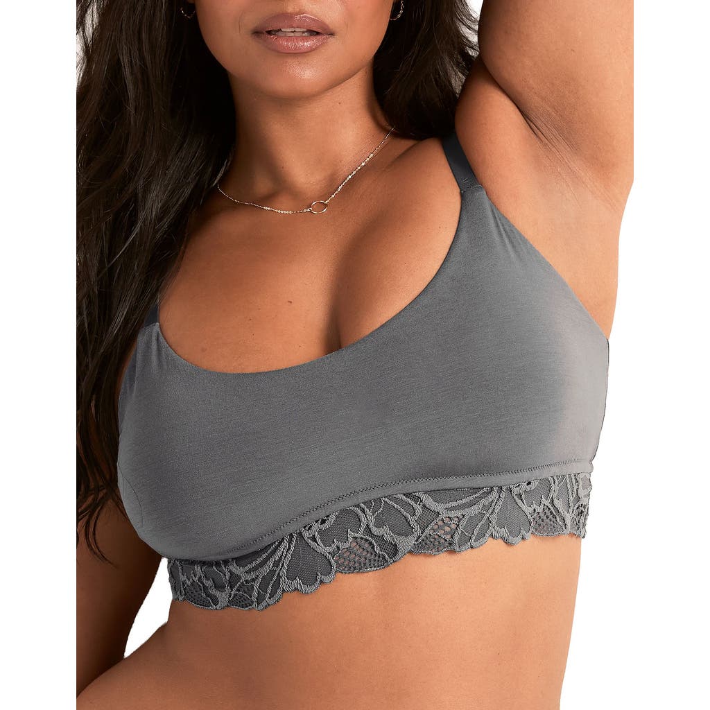 Adore Me Shiloh Contour Bralette Bra In Gray