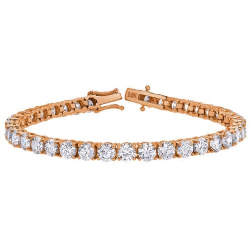 LuvMyJewelry 15Luv 10K Gold Lab Grown Diamond Tennis Bracelets - 18.9 Carats in 10K Rose Gold at Nordstrom