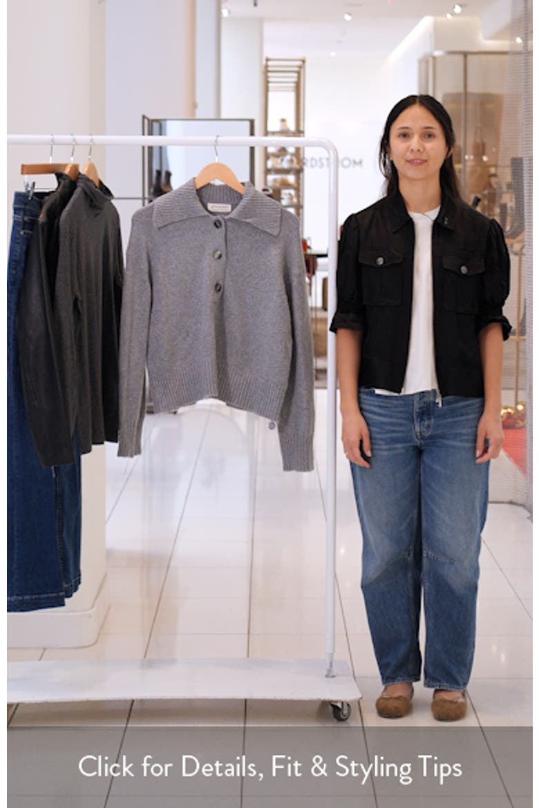 Trading Up Cotton Blend Polo Sweater video
