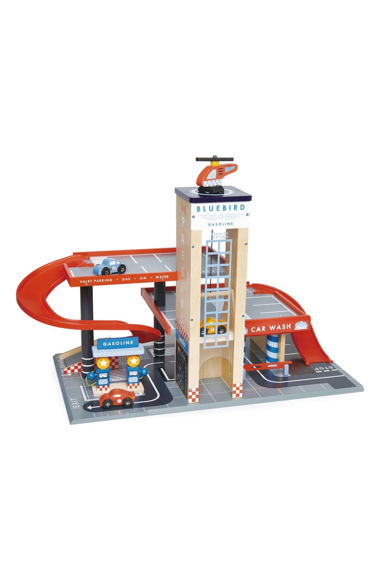 Tender Leaf Toys Bluebird Service Station Playset, Main, color, Multi