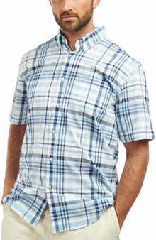 Barbour Hartley Regular Fit Plaid Short Sleeve Button-Down Shirt