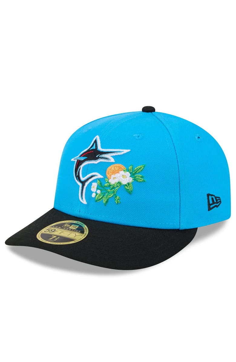 New Era Men's New Era Blue/Black Miami Marlins 2026 Spring Training Low Profile 59FIFTY Fitted Hat, Alternate, color, Blue