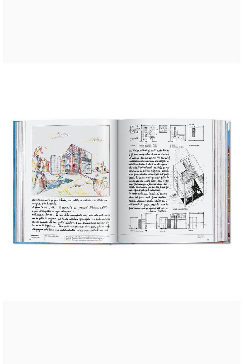 domus 1940-1949 Book, Alternate, color, Medium Blue