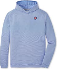 Peter Millar Men's Peter Millar Royal Chicago Cubs Pine Sugar Stripe Performance Hoodie