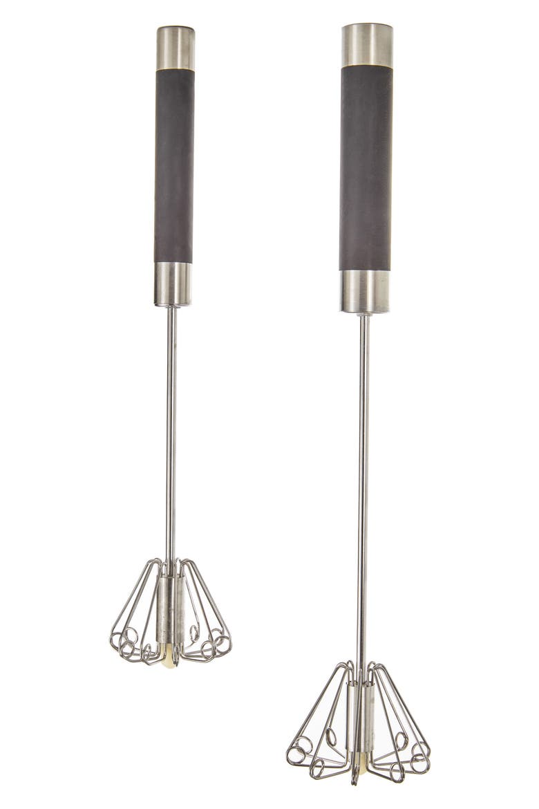Essentials 2-Piece Whisk Set, Main, color, BLACK