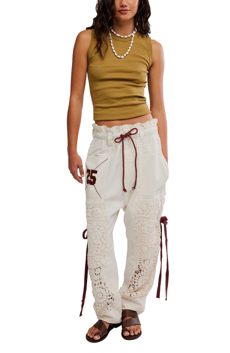 Free People Rockaway Craft Pants, Alternate, color, Birch