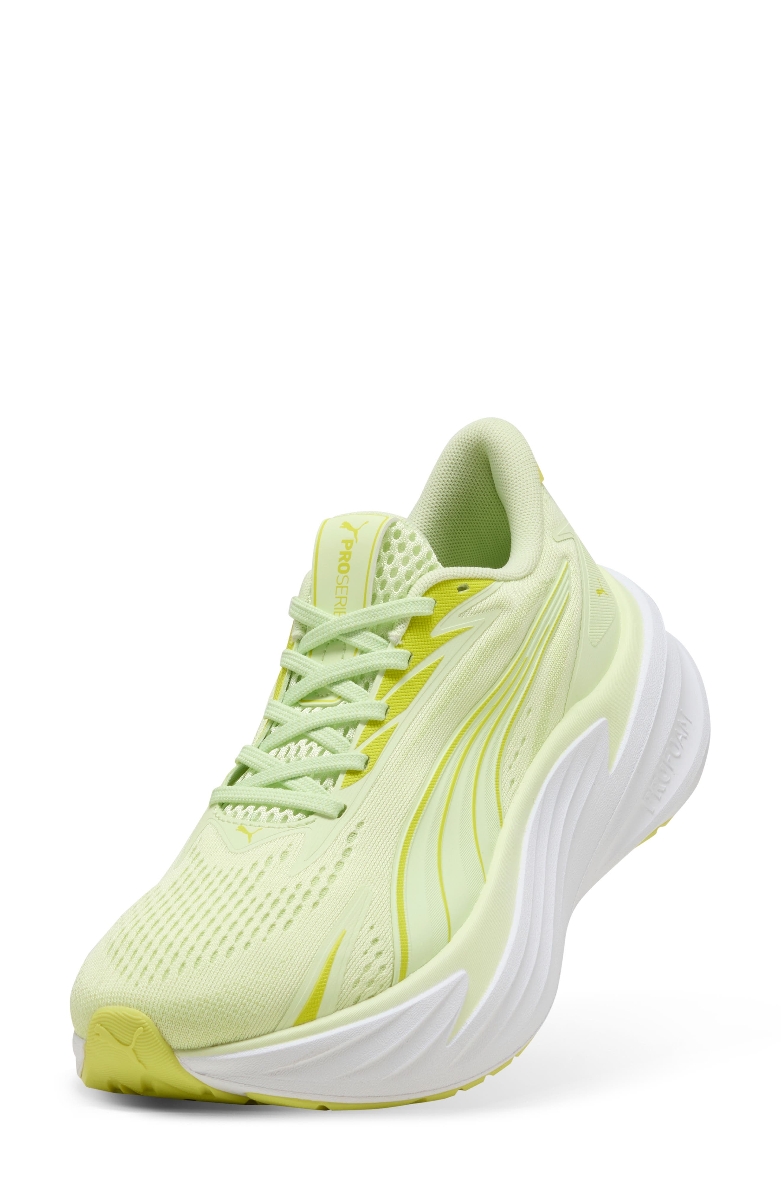 PUMA Maxima Pro Sneaker, Alternate, color, Lux Lime/ Puma White/ Apple